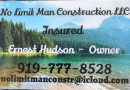 No Limit Man Construction 